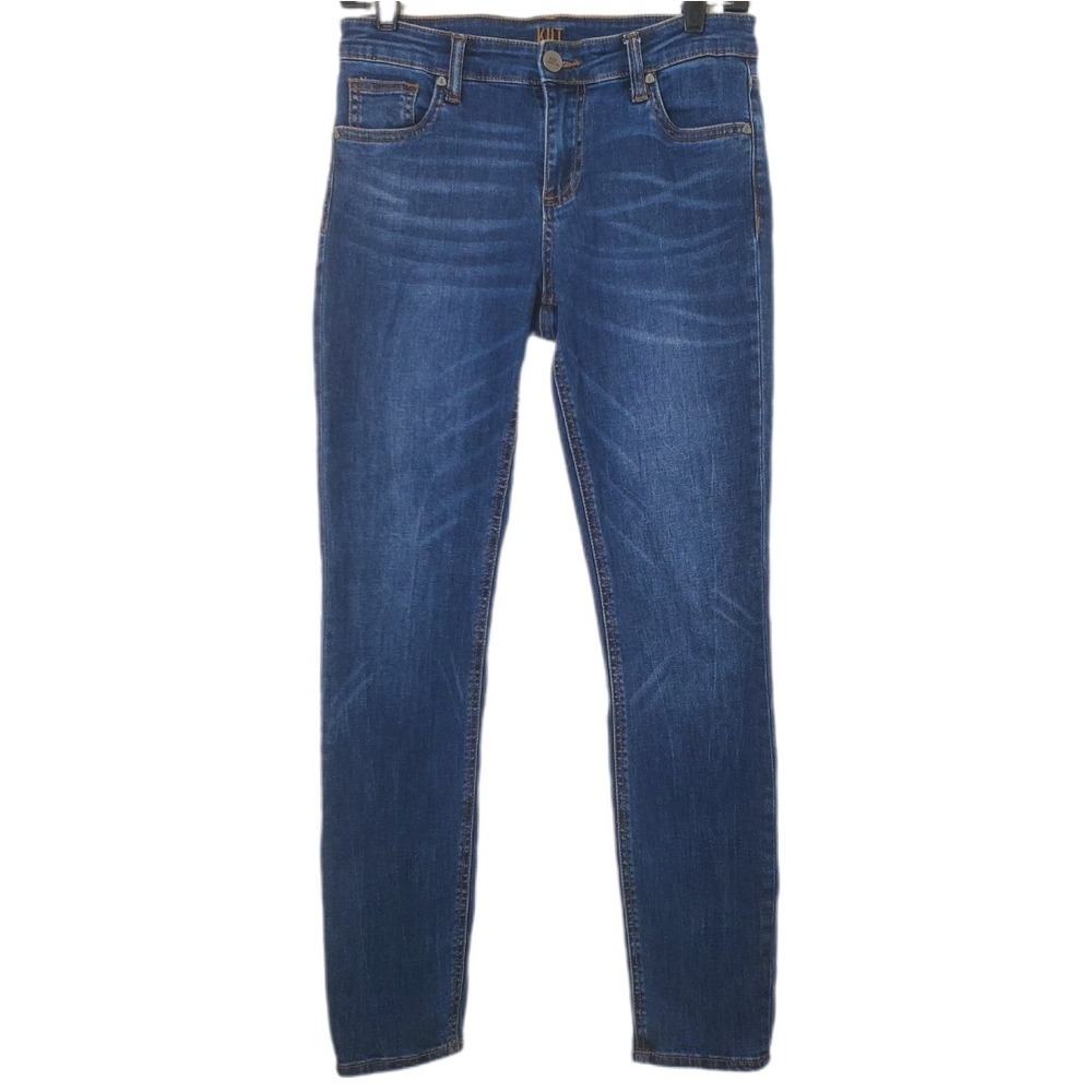 KUT from the Kloth Slouchy Boyfriend Jeans Medium Wash Size 2 Blue Denim